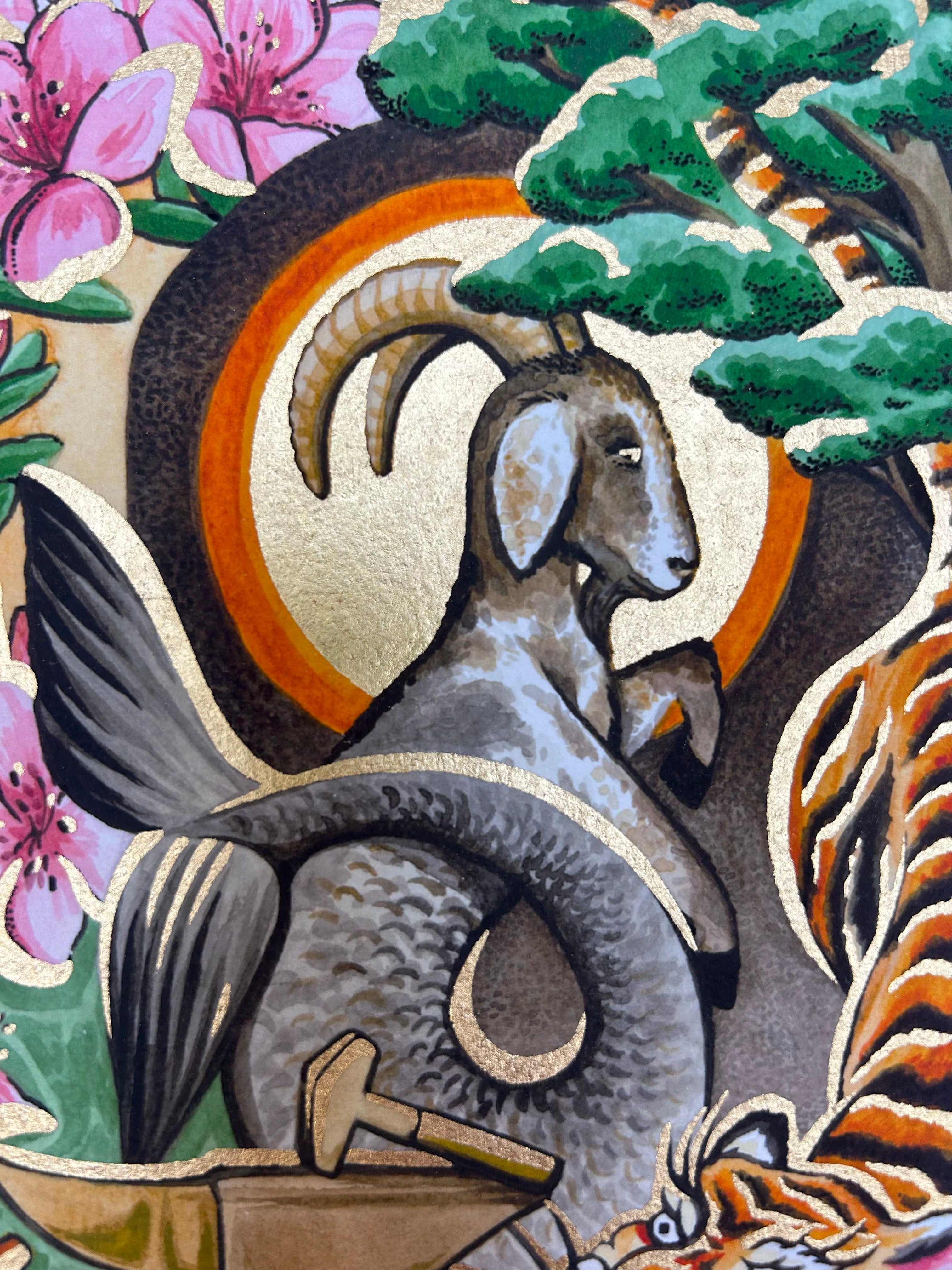 CAPRICORN Zodiac Tarot Artwork
