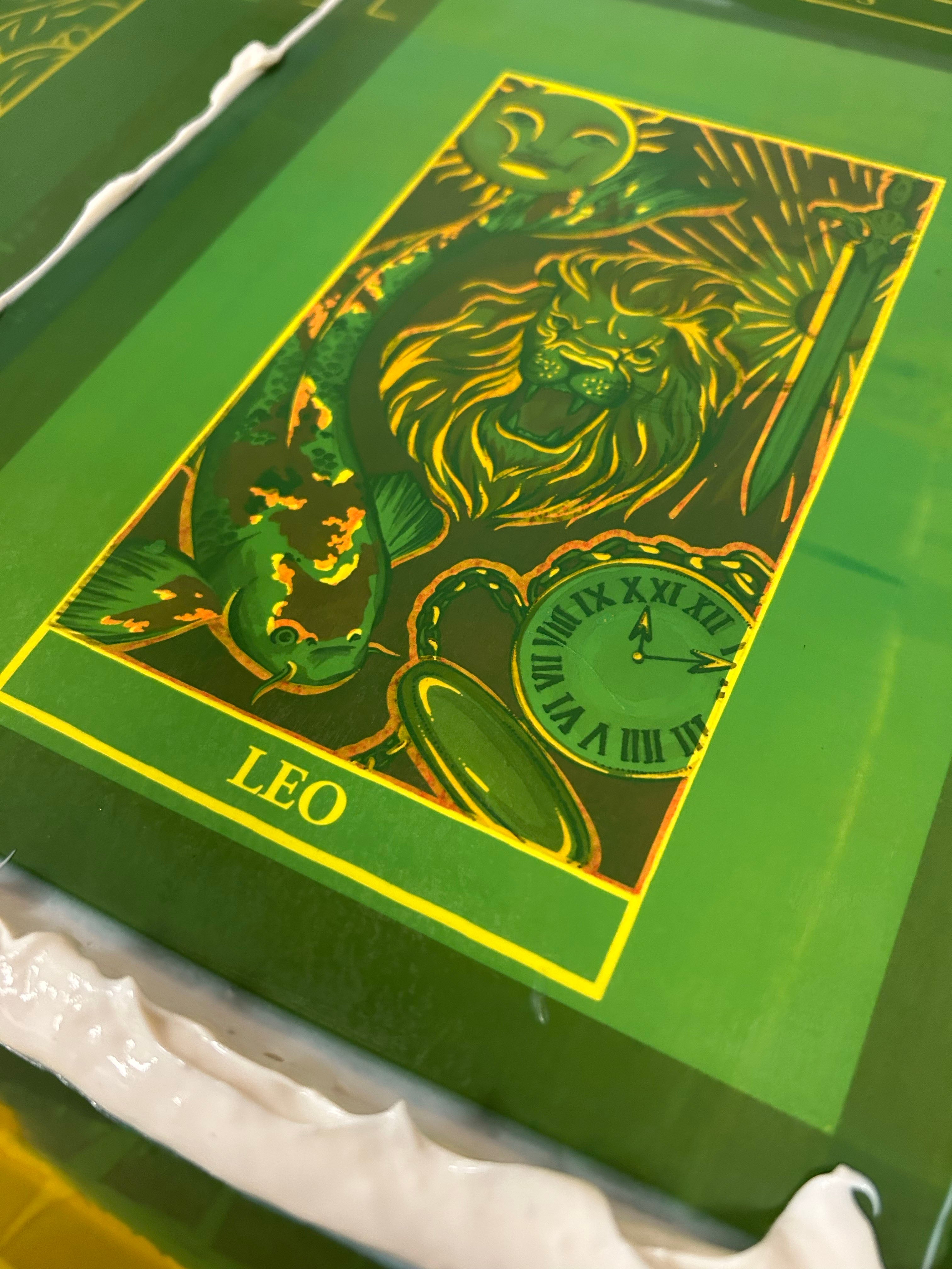 LEO Zodiac Tarot Artwork