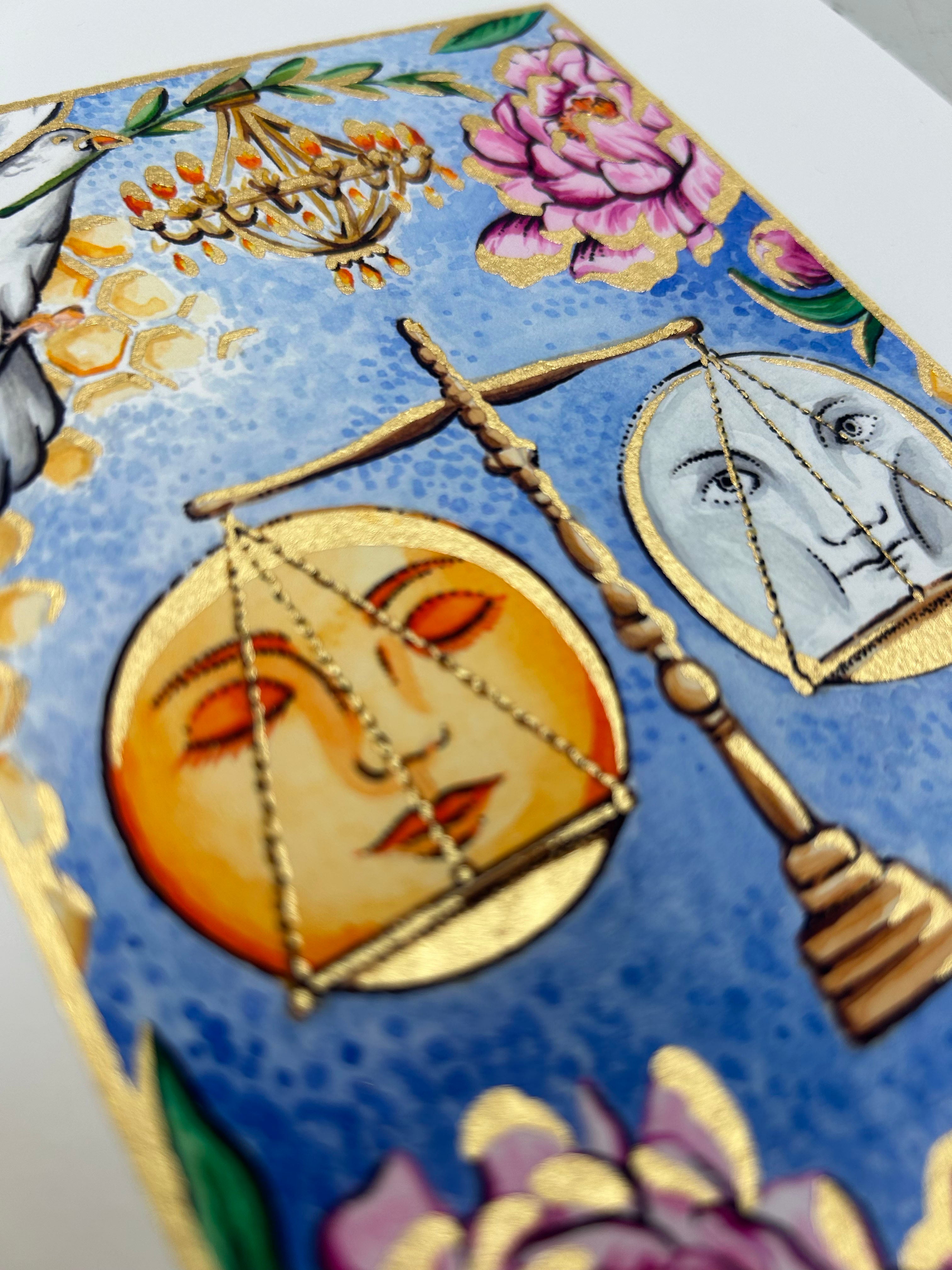 LIBRA Zodiac Tarot Artwork