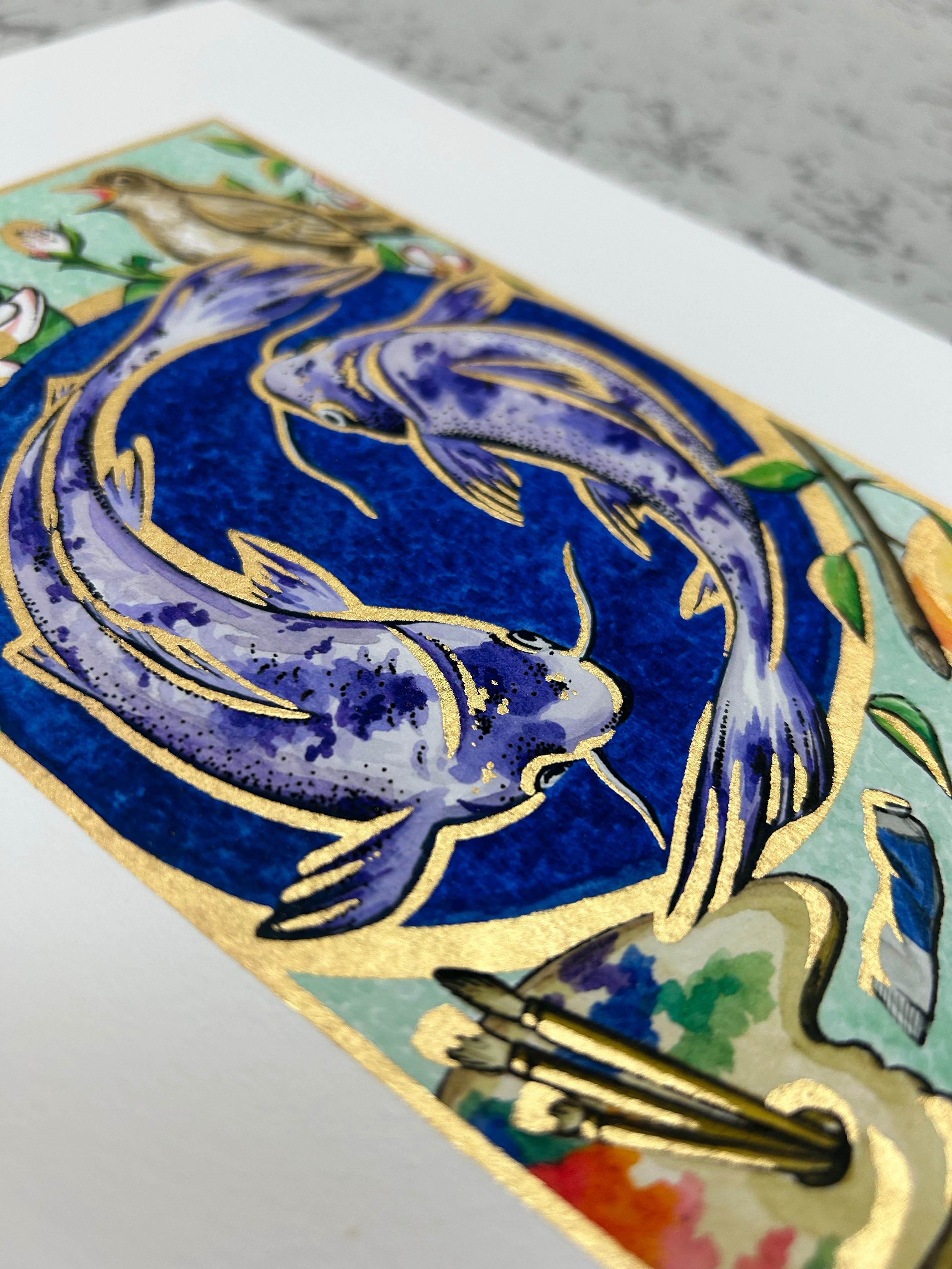 PISCES Zodiac Tarot Artwork