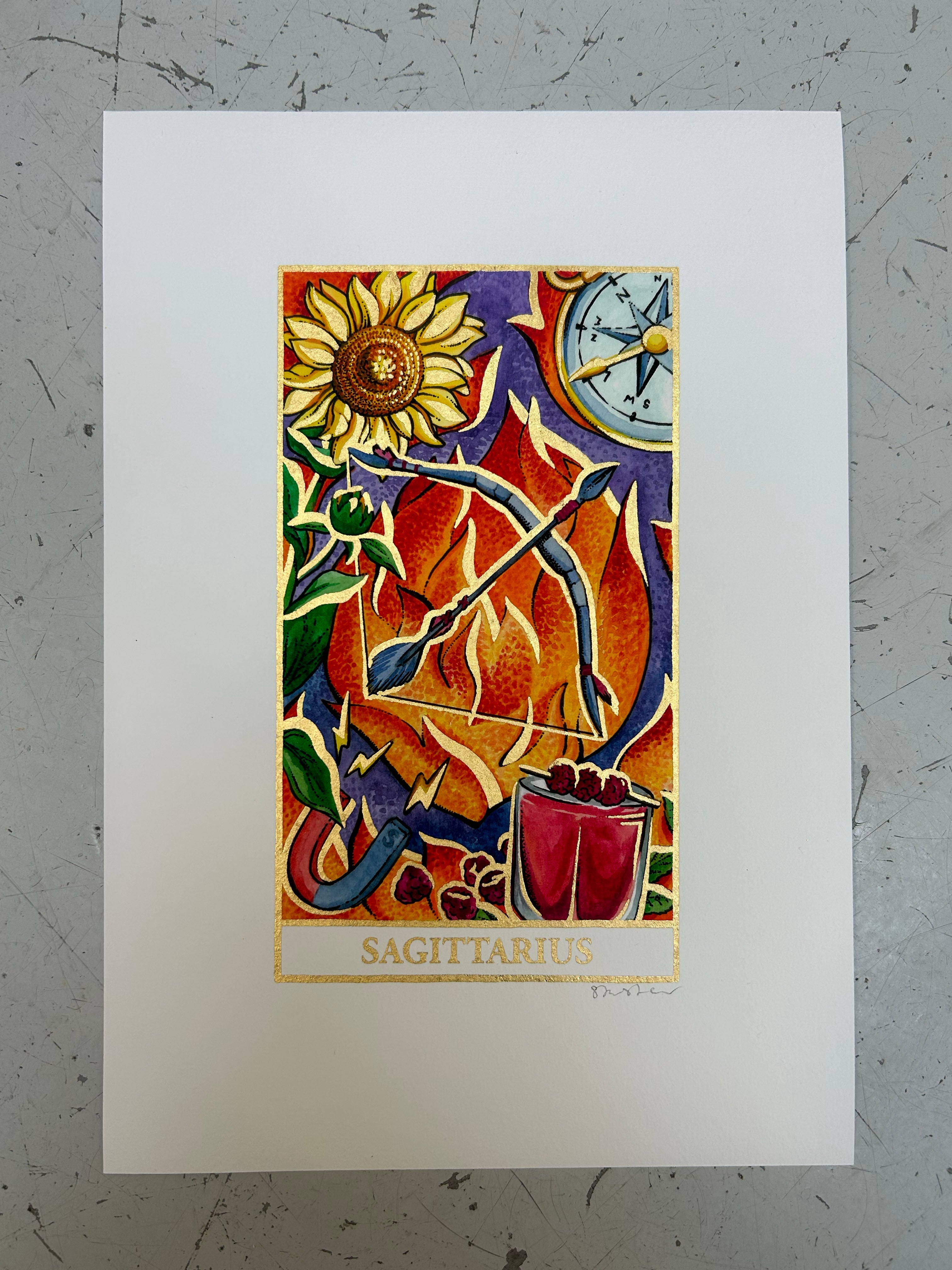 SAGITTARIUS Zodiac Tarot Artwork