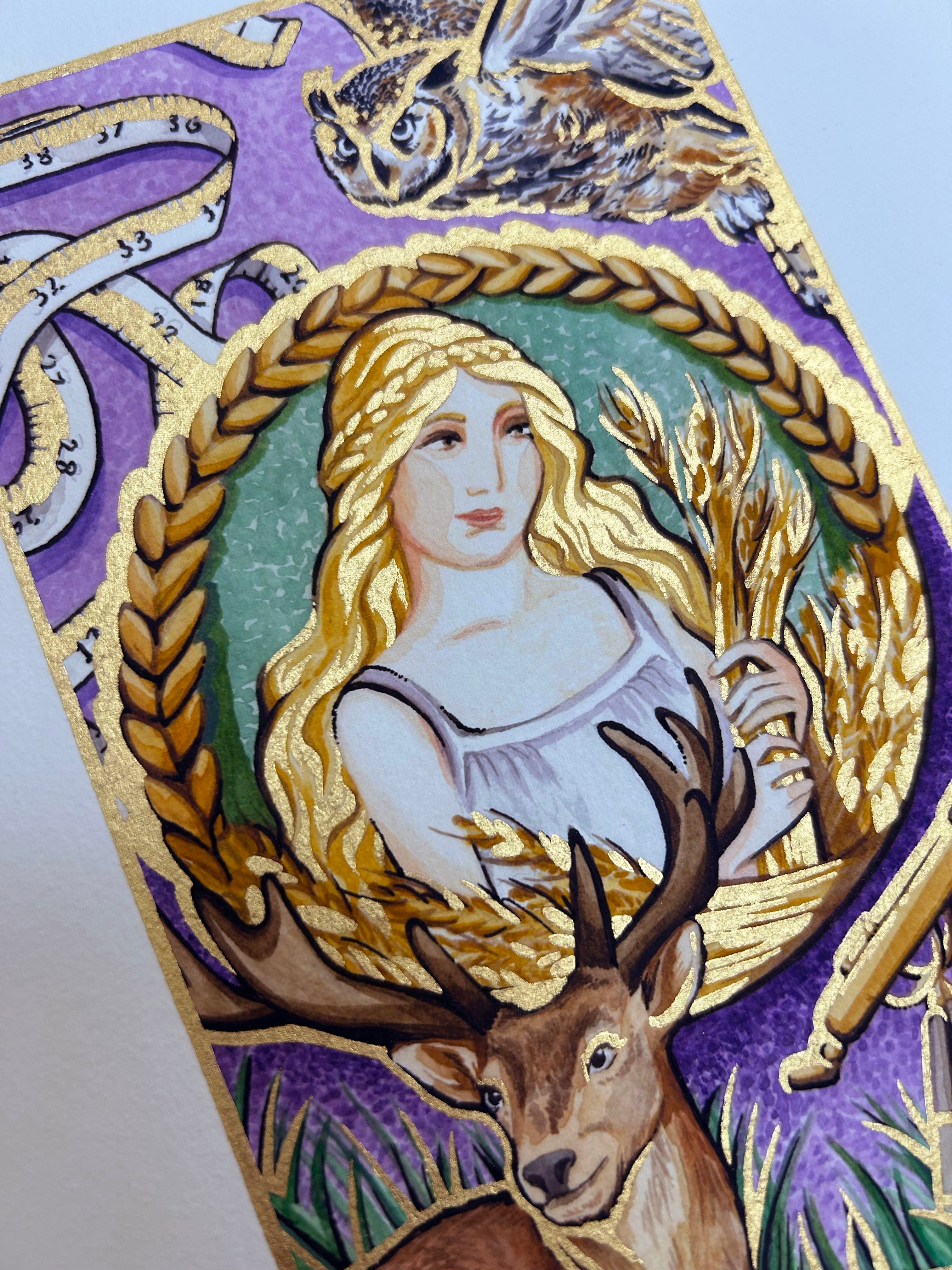 VIRGO Zodiac Tarot Artwork