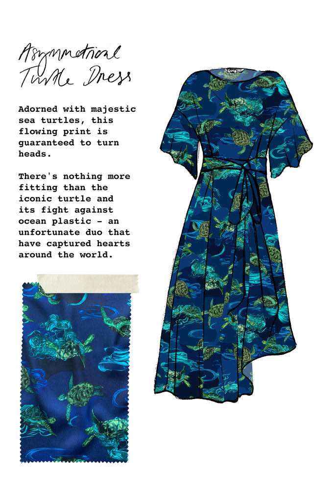 Bespoke Asymmetrical Dress in Regenesis